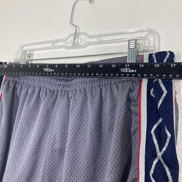 Vintage New Jersey Nets Shorts Mens 44 Gray NBA Basketball Champion USA 90s - Picture 8 of 16